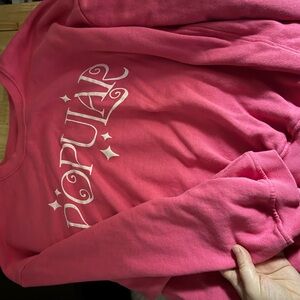 Pink 'Popular' Sweatshirt